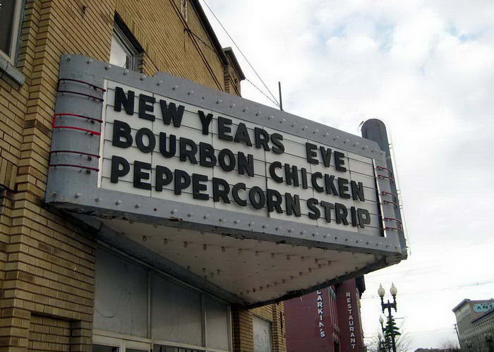 Strand Theatre - Strand Lowell Marquee (newer photo)